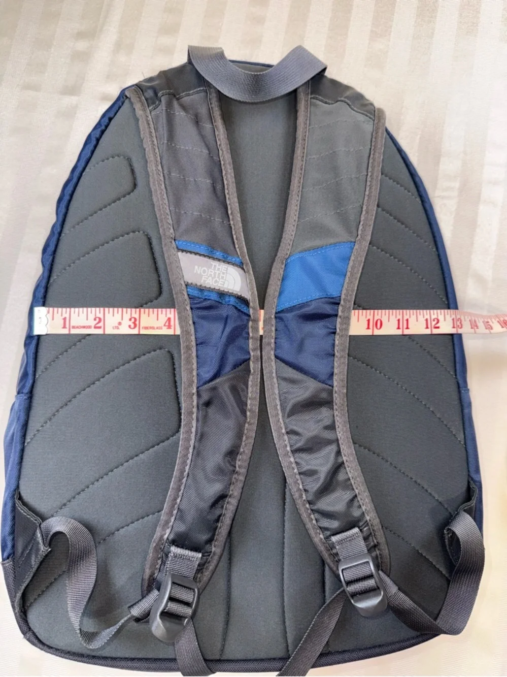 The North Face Vault Backpack Blue/Black Laptop School Travel Hiking